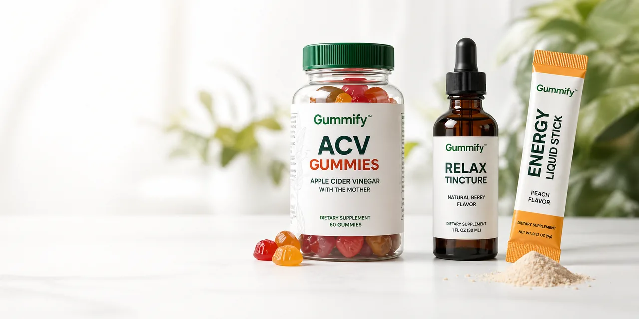 Gummies, tincture, and stick pack product concepts